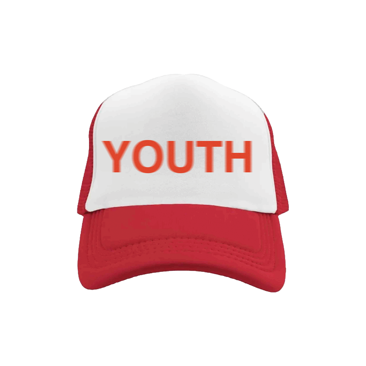 Youth Red/White Trucker Hat