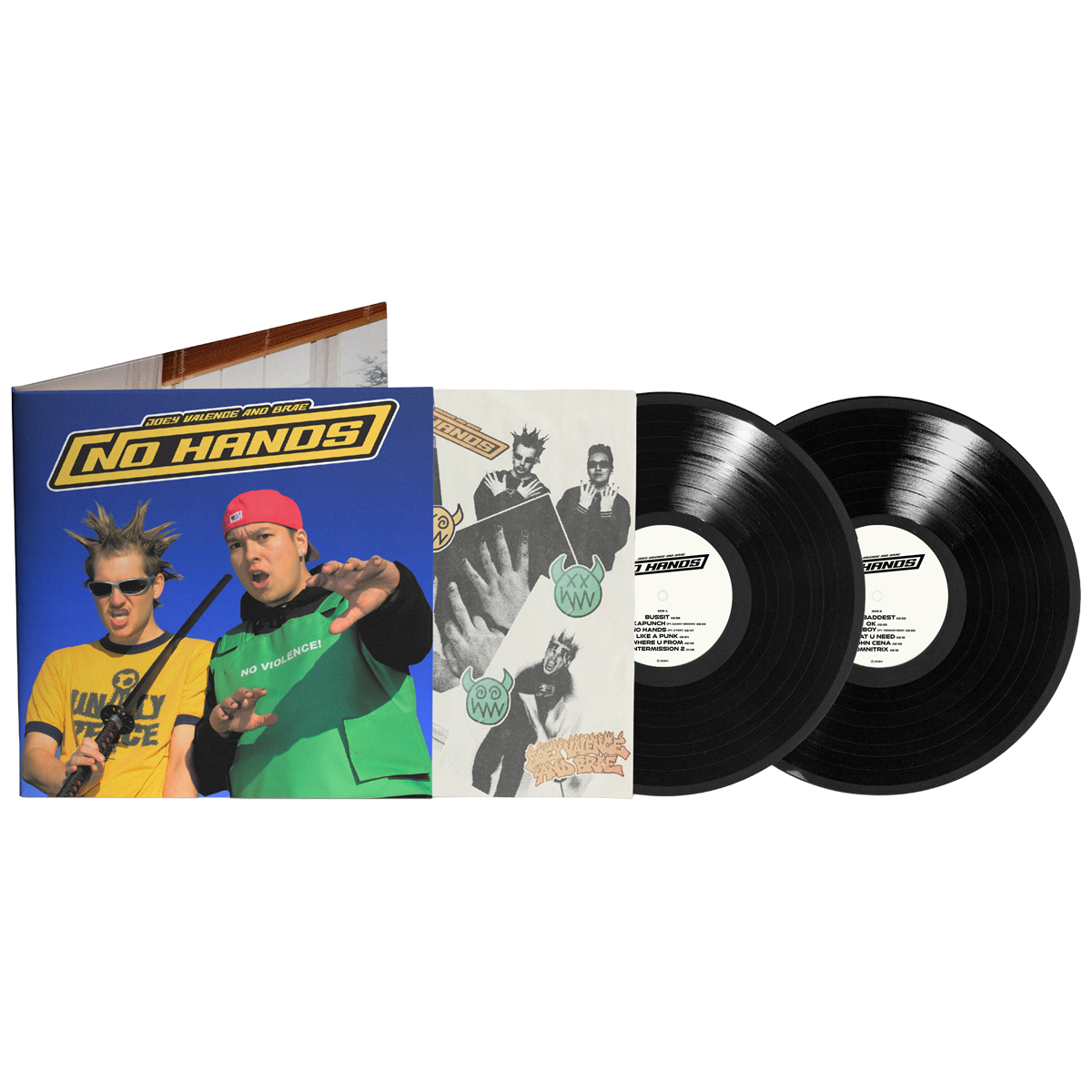 NO HANDS Black Vinyl – Joey Valence & Brae Store