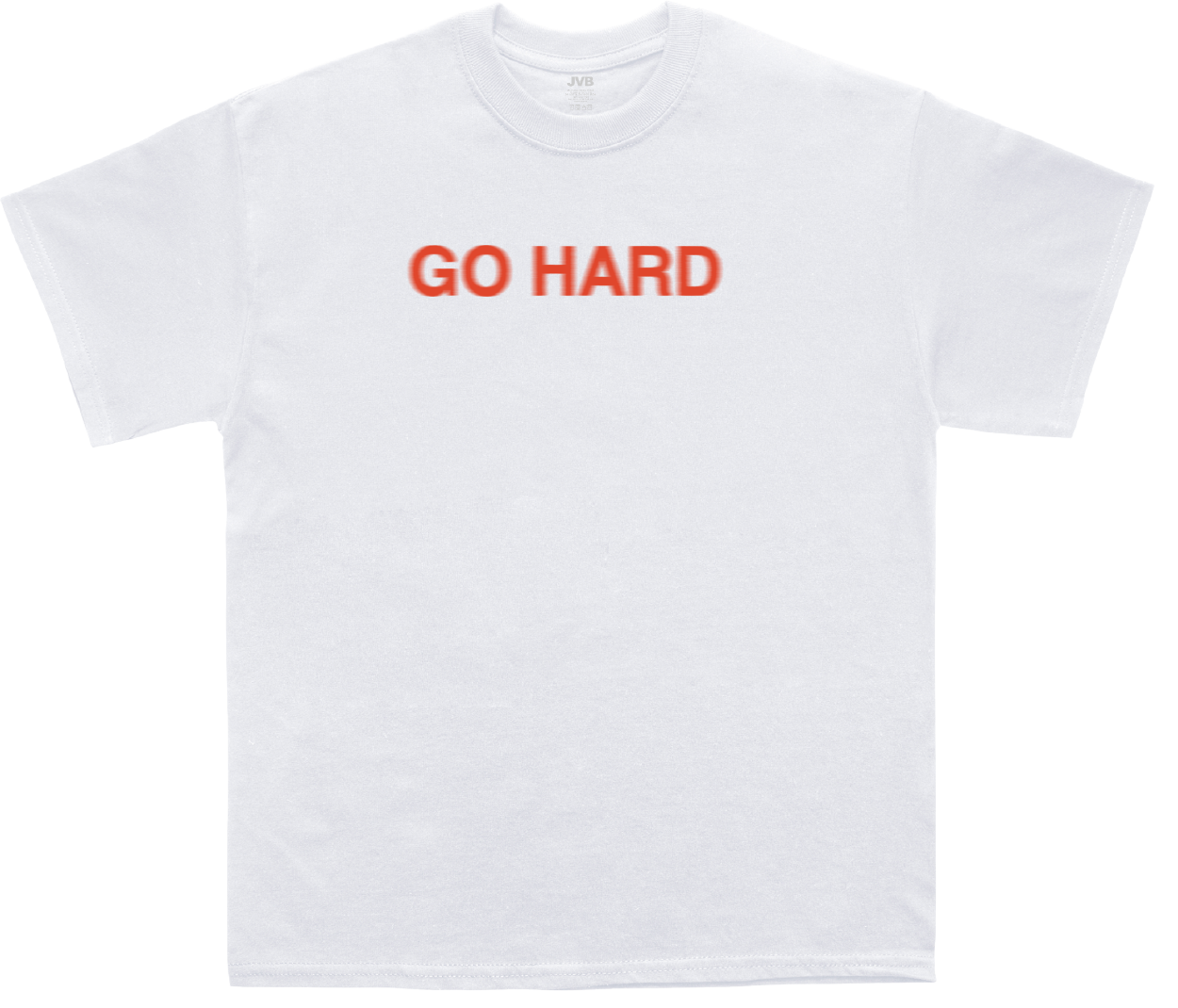 GO Hard White Tee