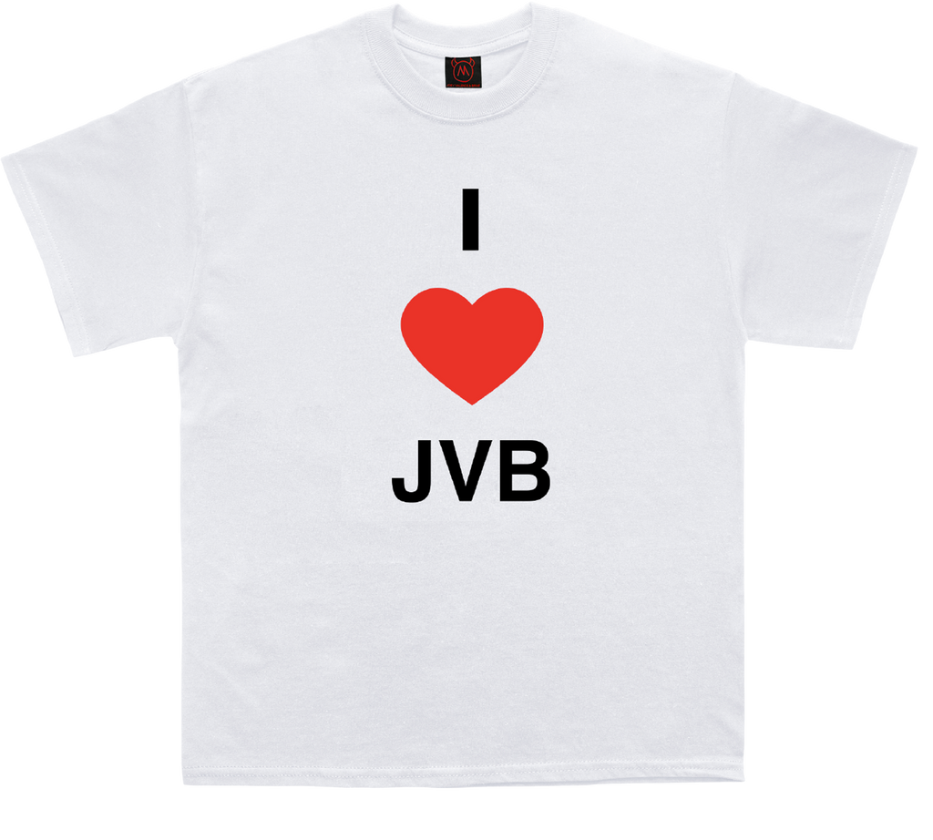 I Love JVB White Tee