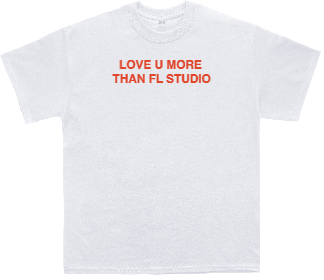 Love You More White Tee