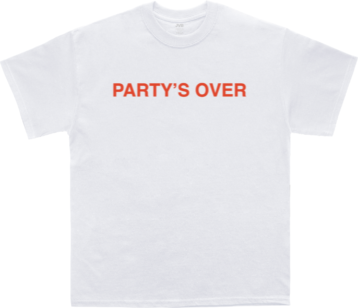 Party's Over White Tee