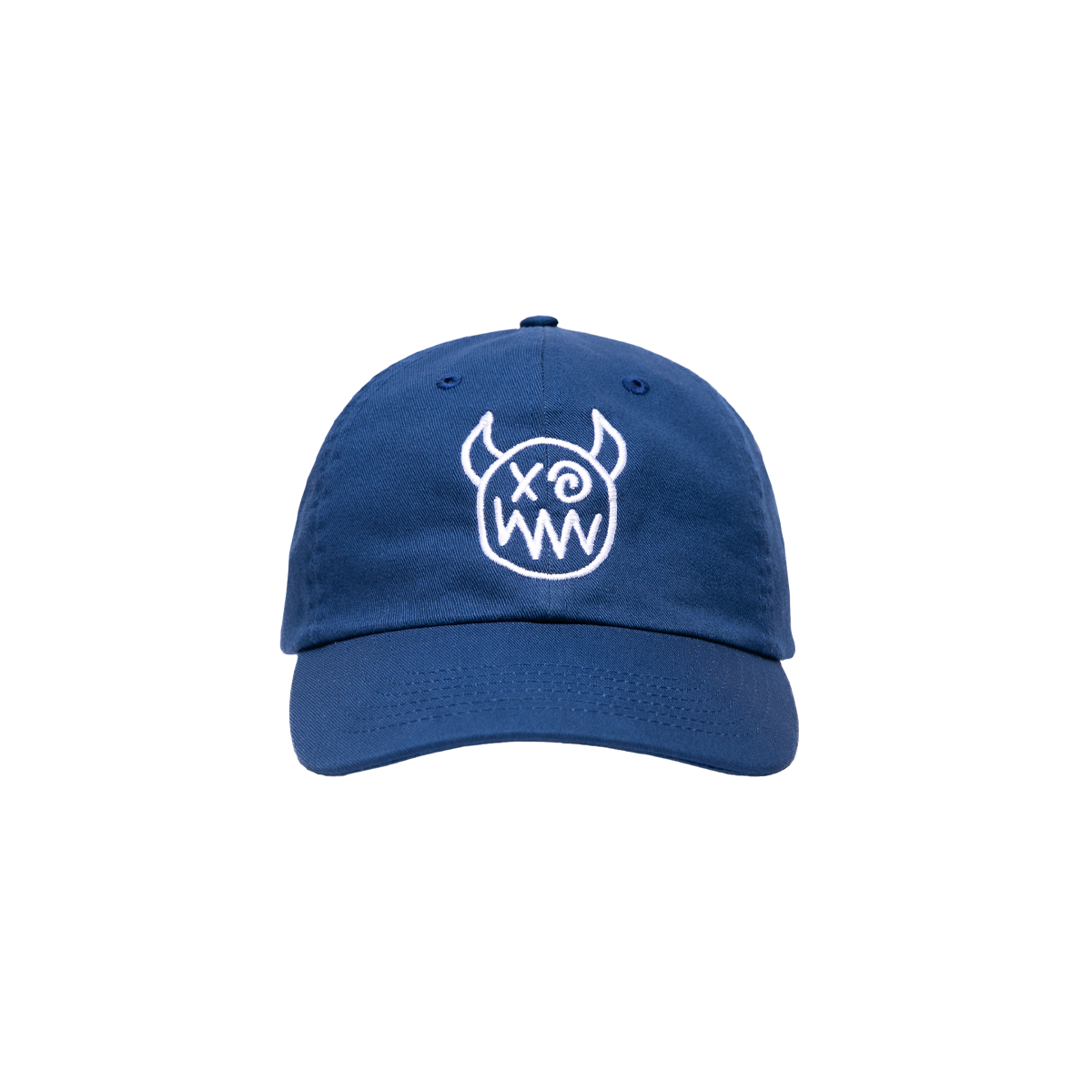 Blue Demon Embroidered Dad Hat
