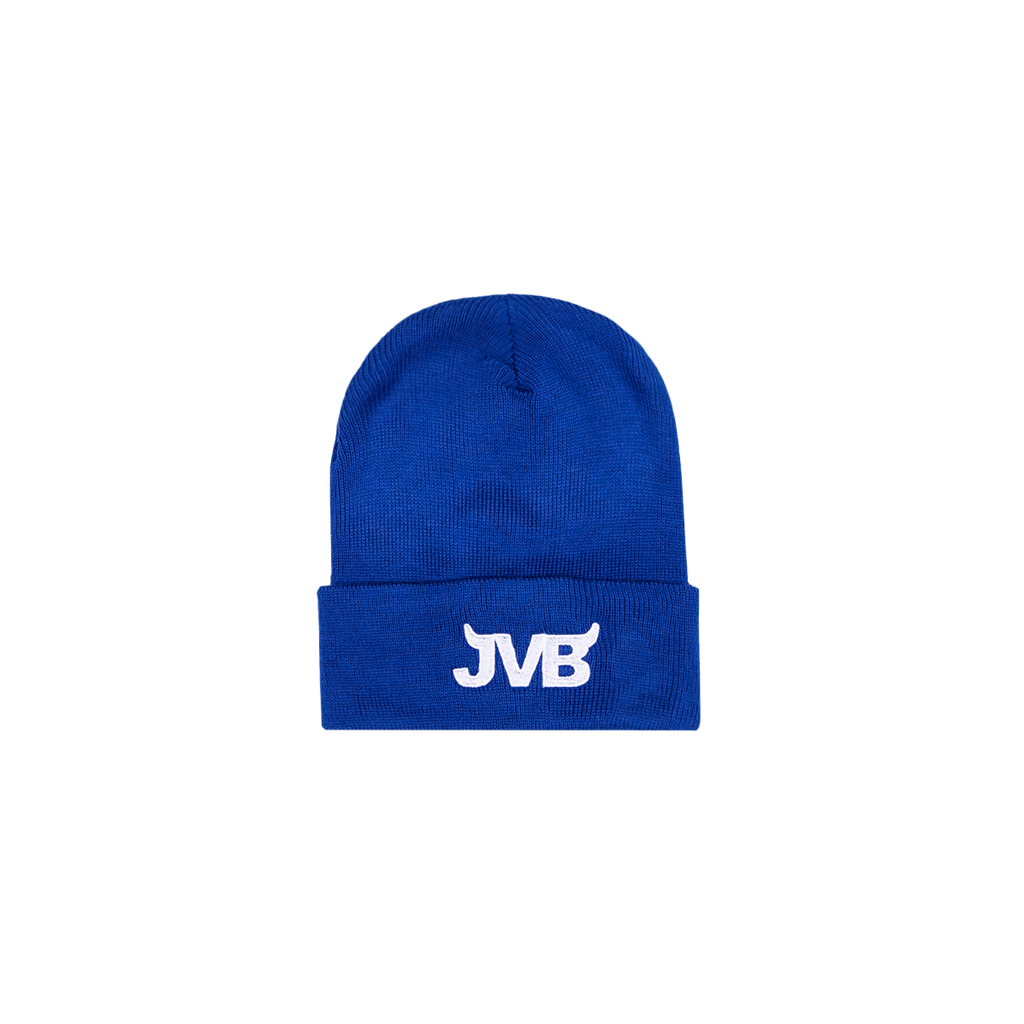Blue JVB Embroidered Beanie