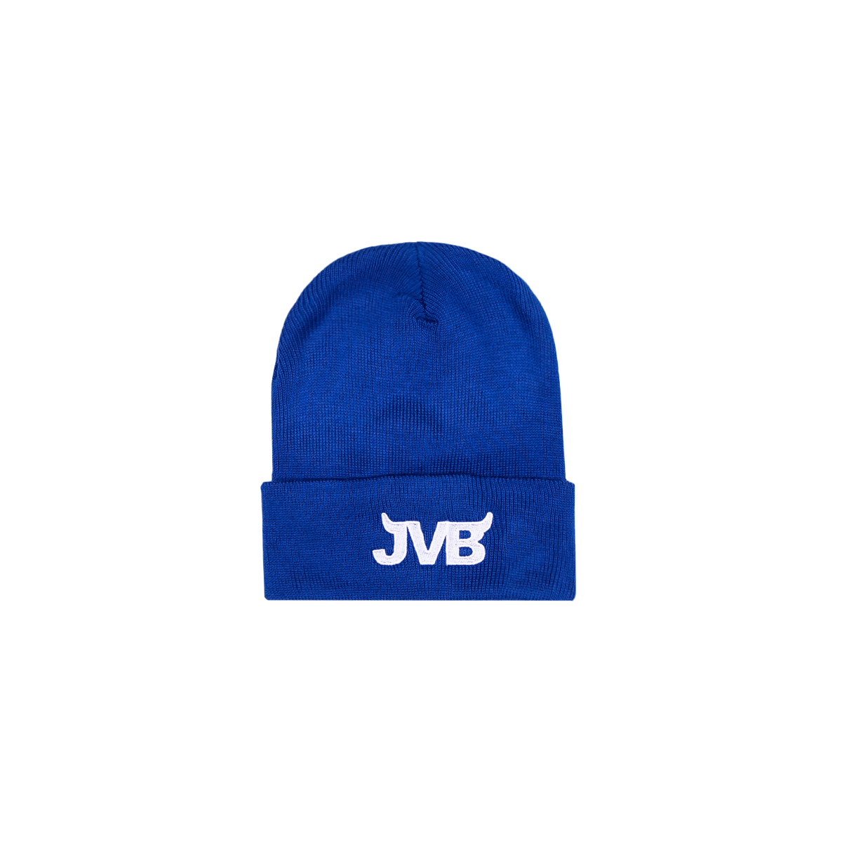 Blue JVB Embroidered Beanie