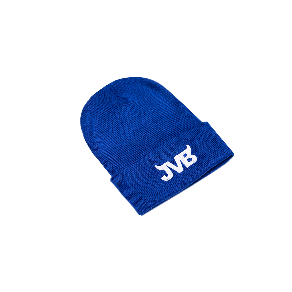 Blue JVB Embroidered Beanie