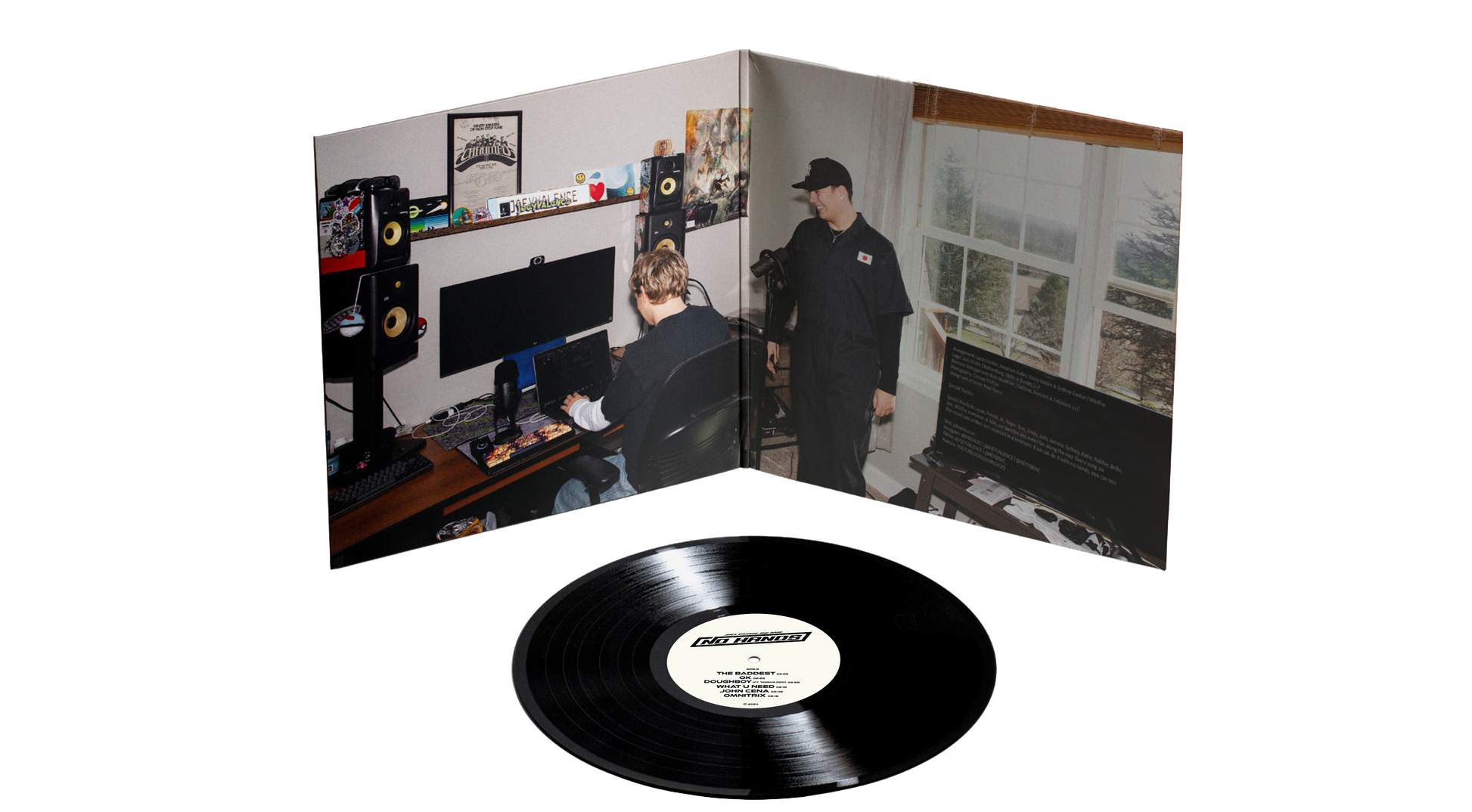 NO HANDS Black Vinyl