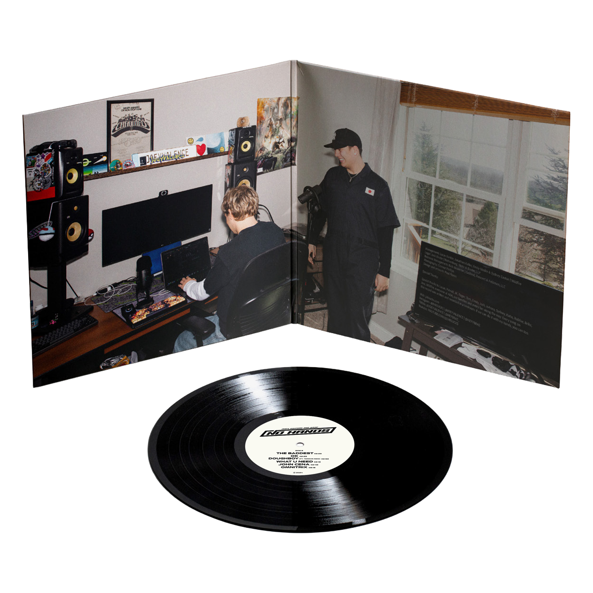 NO HANDS Black Vinyl