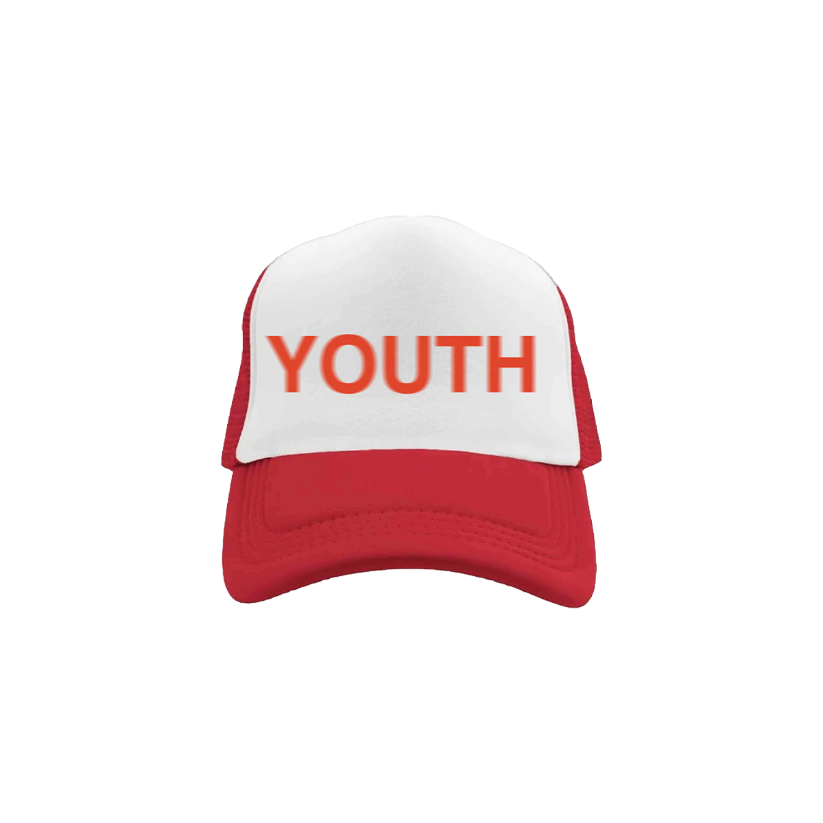 YOUTH Red Trucker Hat